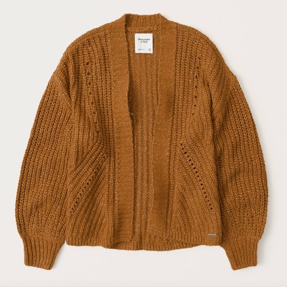 Abercrombie & Fitch Sweaters - A&F Puff Sleeve Cardigan